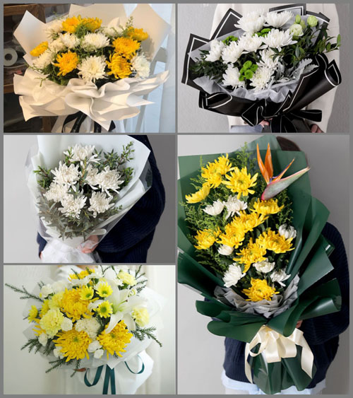 广东揭阳市惠来县靖海镇北星村白事花束代送